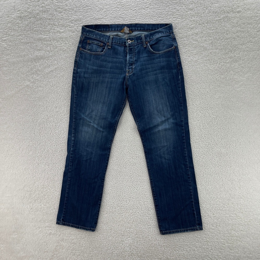 Vintage Lucky Brand Jeans Mens 36x31 Blue Dark Wash 221 Original Straight Denim